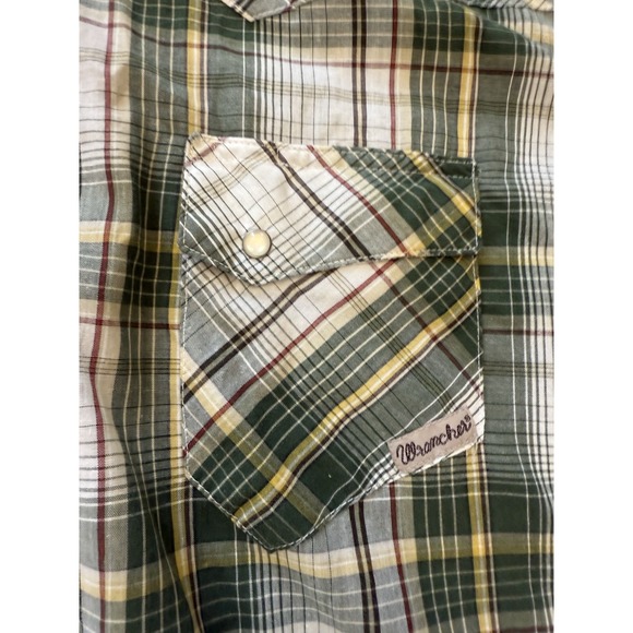 Wrangler Wrancher Plaid Shirt Lot Bundle‎ Mens 2X Pearl Snap Long Sleeve Western - Picture 6 of 7